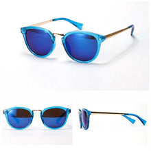 Retro Sunglasses Brand Designer Women Mirrored Lens Sun Glasses Candy Color Eyeglasses Palstic FrameSM6