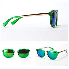 Retro Sunglasses Brand Designer Women Mirrored Lens Sun Glasses Candy Color Eyeglasses Palstic FrameSM6