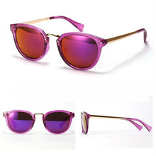 Retro Sunglasses Brand Designer Women Mirrored Lens Sun Glasses Candy Color Eyeglasses Palstic FrameSM6