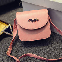 Retro Women Crossbody Bags Beard PU Leather Shoulder Messenger Bag Small Handbag Satchel Women Tote Bag Bolsa SM6