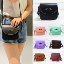 Retro Women Crossbody Bags Beard PU Leather Shoulder Messenger Bag Small Handbag Satchel Women Tote Bag Bolsa SM6