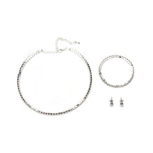 Rhinestone Crystal Choker Necklace Earrings   Bracelet Wedding Jewelry Sets Earrings Necklaces Bracelet Jewelry Sets SM6