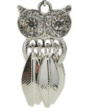 Rhinestone Owl Dangle Ball Barbell Bar Belly Button Navel Ring Body Piercing SM6