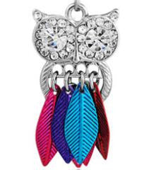 Rhinestone Owl Dangle Ball Barbell Bar Belly Button Navel Ring Body Piercing SM6