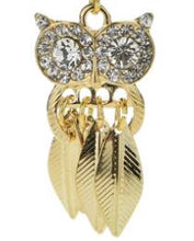 Rhinestone Owl Dangle Ball Barbell Bar Belly Button Navel Ring Body Piercing SM6