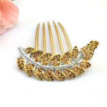 Rhinestone Purple Hair Accessories Floral Hair Clips Hairpin Hair Stick Leaves Jewelry SM6