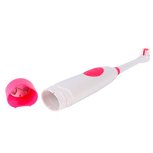 Rotary Electric Toothbrush No Rechargeable Tooth Brush Electric With 2 Brush Heads Blue Dental Care LE4 SM6