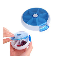 Rotatable 7 Days Environmental Portable Drug Storage Box Week Pill Medicine Case SM6