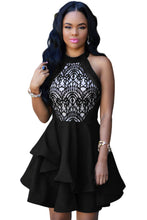 S-XXL Lace Top Cascading Design Off Shoulder Peplum Dress Short Formal Dress For Party Evening Vestido De Festa 22477 SM6