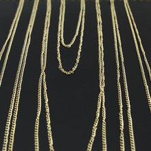 Sexy Body Chain Women Necklaces   Pendants Tassel Alloy Punk Long Necklace Designer Jewelry SM6