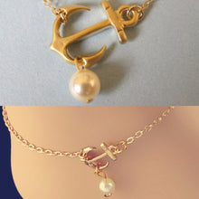 Sexy Imitation Pearl Anchor Gold Silver Ankle Chain Anklets Bracelet Charm Anklet for Women Vintage Foot Jewelry SM6