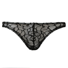 Sexy Lace Mens Thongs And G Strings Jockstrap Gay Tangas Sheer Mesh Pouch Low Rise Men's Underwear Erotic Mens Thong SM6