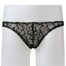 Sexy Lace Mens Thongs And G Strings Jockstrap Gay Tangas Sheer Mesh Pouch Low Rise Men's Underwear Erotic Mens Thong SM6