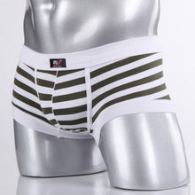 Sexy Men's Cotton Underwear Boxers Striped Shorts Fashion Underpants S-XL SM6