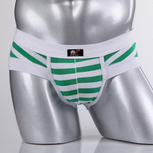 Sexy Mens Cotton Underwear Briefs Striped Shorts Fashion Men's Underpants S-XLSM6