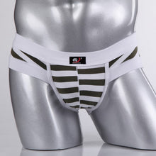 Sexy Mens Cotton Underwear Briefs Striped Shorts Fashion Men's Underpants S-XLSM6