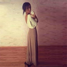 Sexy Party Long Dress Women Ball Gown Maxi Dresses V Neck Back DressSM6