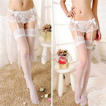 Sexy Stockings Women's Floral Lace Garter Belt Suspender Stockings Lingerie garters Set Garter for Stockings SM6