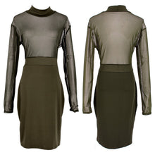 Sexy Women Bodycon Bandage Dress Evening Party Long Sleeve Slim Pencil Dresses SM6