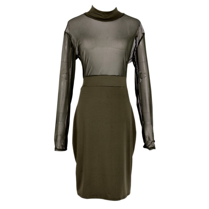 Sexy Women Bodycon Bandage Dress Evening Party Long Sleeve Slim Pencil Dresses SM6