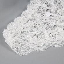 Sexy Women Corset Lace Push Up Vest Top Girl Bra   Pants Set Underwear Suit White SM6