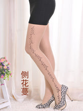 Sexy Women Fashion Japan Angel Animal Mock Knee High Tattoo Tights Pantyhose Pattern Printed Stockings SM6