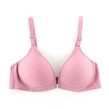 Sexy Women Front Closure Wireless Seamless Bra Racer Back Push Up Solid Bras SM6