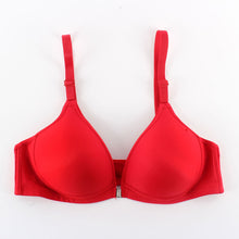 Sexy Women Front Closure Wireless Seamless Bra Racer Back Push Up Solid Bras SM6
