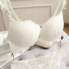 Sexy Women Lace Push Up Deep V Bra and Panty Set Underwire Bras Underwear Lingerie Outfits SM6