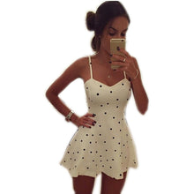 Sexy Women Sleeveless Bodycon Party Polka Dots Casual Cocktail Short Mini Dress Fashion P16 SM6