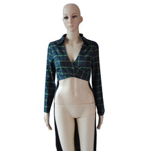 Sexy Women Slim V Neck Cocktail Dovetail Blouse Tops Shirtdress Long Sleeve PL1 SM6