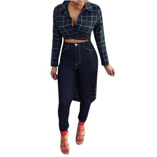 Sexy Women Slim V Neck Cocktail Dovetail Blouse Tops Shirtdress Long Sleeve PL1 SM6