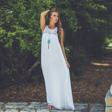 Sexy Women Boho Long Maxi Evening Party Lace Dress Beach Dresses Sundress SM6