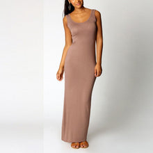 Sexy Women Sleeveless Bodycon Dress Scoop Neck Bandage Party Long Maxi DressesSM6