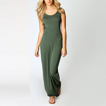 Sexy Women Sleeveless Bodycon Dress Scoop Neck Bandage Party Long Maxi DressesSM6