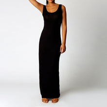 Sexy Women Sleeveless Bodycon Dress Scoop Neck Bandage Party Long Maxi DressesSM6