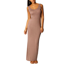 Sexy Women Sleeveless Bodycon Dress Scoop Neck Bandage Party Long Maxi DressesSM6