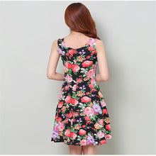 Sexy Women's Floral Sleeveless Short Mini Dress Body-con Casual Beach Sundress SM6
