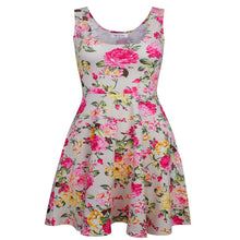 Sexy Women's Floral Sleeveless Short Mini Dress Body-con Casual Beach Sundress SM6