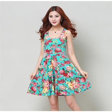 Sexy Women's Floral Sleeveless Short Mini Dress Body-con Casual Beach Sundress SM6