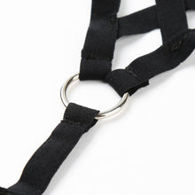 Sexy Women's Gothic Chest Strappy Cage Bra Elastic Strap Bikini Erotic Cupless Bralette Bondage Lingerie Harness Black Crop Top SM6