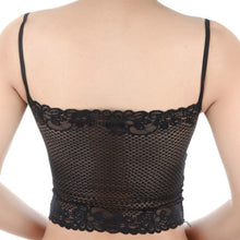 Sexy Womens Lace Mesh Tube Top Tank Bra Wrapped Chest Pad Underwear BraSM6