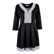 Sexy Womens V-neck Evening Party Dress Lady Lace Formal Dresses SM6