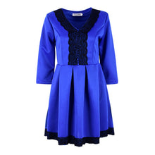 Sexy Womens V-neck Evening Party Dress Lady Lace Formal Dresses SM6