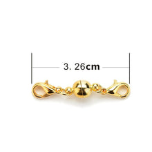 Silver Gold Plated Strong Paved Magnetic Clasps Jewelry Findings Magnetic Clasps Lobster Clasps for Necklace   Bracelets 5 PCS SM6