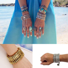 Silver Gypsy Statement Boho Coachella Festival Turkish Jewelry Sinaya Tribal Ethnic Jewelry s Bohemian Antalya Coin Bracelet SM6
