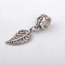 Silver Plated DIY Beads Fits Bracelet Necklace Pendants Jewelry Making Tower Doll Leaves Heart Crown Design 7 Pattern SM6