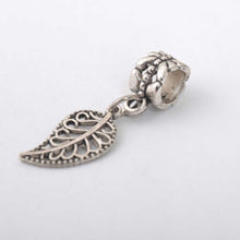 Silver Plated DIY Beads Fits Bracelet Necklace Pendants Jewelry Making Tower Doll Leaves Heart Crown Design 7 Pattern SM6