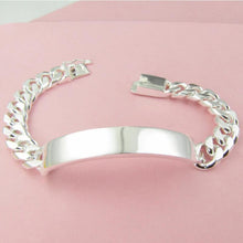 Silver Plated Gift Jewelry Bracelet 10cm Trendy Men Male Bangle Bracelet SM6