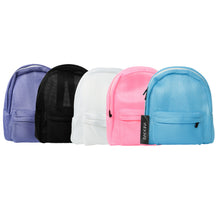 Simple Men Women Mesh Backpack Solid See-Through Zipper Small Bag Casual Speedy Bag Portable Travel Bag Rugzak Vrouwen SM6